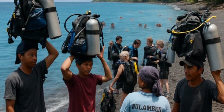 Turis Membeludak, Porter Pantai Tulamben Diuntungkan Zeusbola